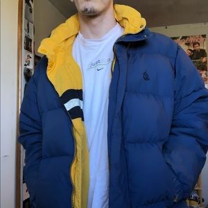 Nautica Double Sided Puffer Coat